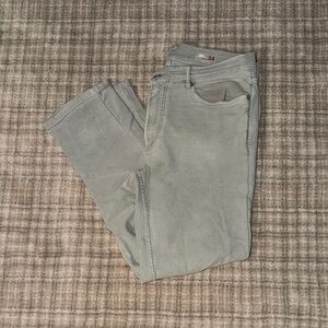 Faherty 5 Pocket French Terry Light Greenish- Gray Men's Jeans